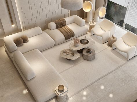 KW | WABI SABI RECEPTION :: Behance Wabi Sabi Sofa, Basement Sofa, Luxury Sofa Living Room, Latest Living Room Designs, Floor Sofa, Luxury Living Room Design, Corner Sofas, Living Room Sofa Design, Living Room Design Decor