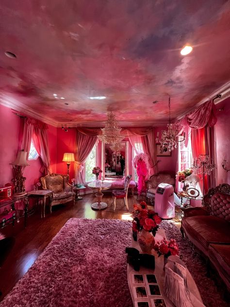 Barbie inspired lifesized dollhouse #pink #pinkdecoration #pinkcore #barbiecore #dollhouse #ragdollpinkpalace Barbie Room Ideas, Barbie Bedroom Ideas, Barbie Room Decor, Barbie Rooms, Glam Barbie, Barbie Bedroom, Pastel Room Decor, Barbie Dreamhouse, Barbie Room