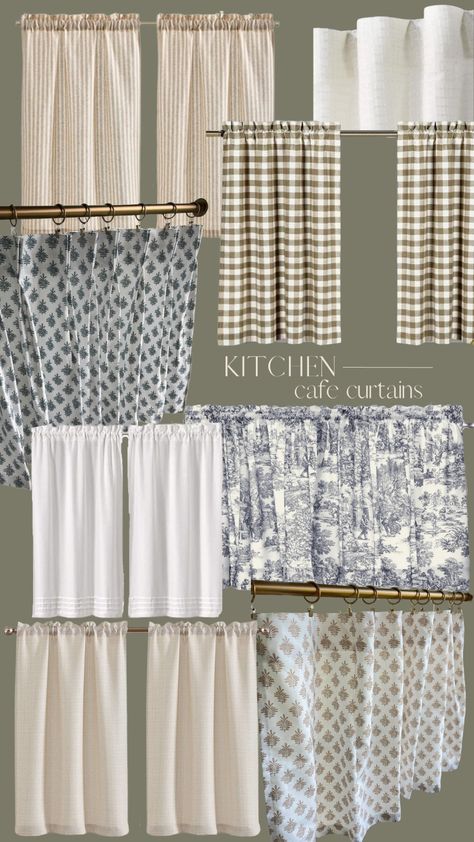 Pleated Block Print Cafe Curtain … curated on LTK Pantry Cafe Curtain, Cafe Curtain Ideas For Bedroom, Curtain In Pantry, Cottage Curtains Ideas Kitchen, Cafe Curtains In Dining Room, How To Sew Cafe Curtains, Cottage Cafe Curtains, Laundry Room Cafe Curtains, Cafe Curtain Ideas For Kitchen