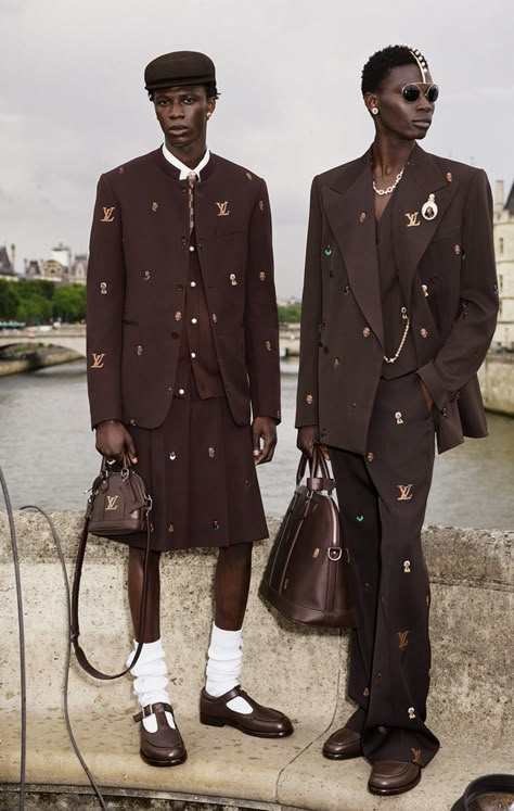 Louis Vuitton Outfit, High Fashion Men, Ss 2024, Classy Suits, Full Show, Mens Casual Dress Outfits, Lv Men, Fashion Inspiration Design, Louis Vuitton Men