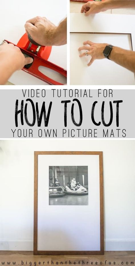 Picture Frame Mat, Matting Pictures, Diy Picture Frames, Foto Tips, Diy Picture, Photo Matting, Frame Matting, Lots Of Money, Décor Diy