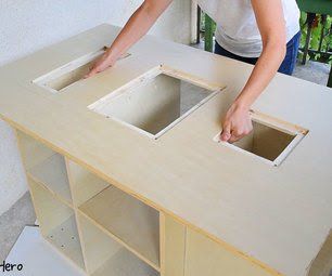 Homemade 3 in 1 Multipurpose Workbench: Table Saw, Router Table and Inverted Jigsaw (Free Plans) Homemade Router Table, Router Table Plans, Diy Router Table, Workbench Table, Table Saw Workbench, Woodworking Business Ideas, Diy Router, Woodworking Table Saw, Woodworking Jigsaw