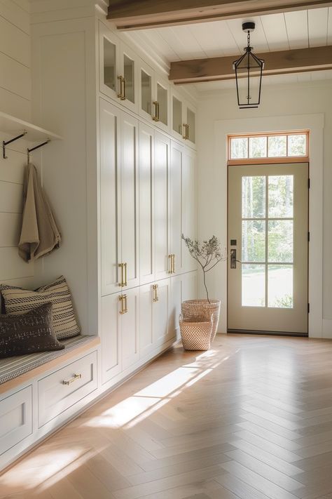 Evergreen House, Mudroom Remodel, Front Foyer, Amanda Johnson, Entryway Decor Ideas, Home Entryway, Mud Room Entry, Mudroom Entryway, Mudroom Decor