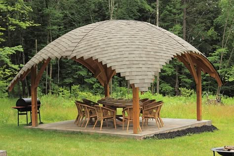 Design Per Patio, Diy Gazebo, Modern Gazebo, Gazebo Ideas, Gazebo Plans, Wooden Gazebo, Backyard Gazebo, Outdoor Gazebos, Garden Gazebo