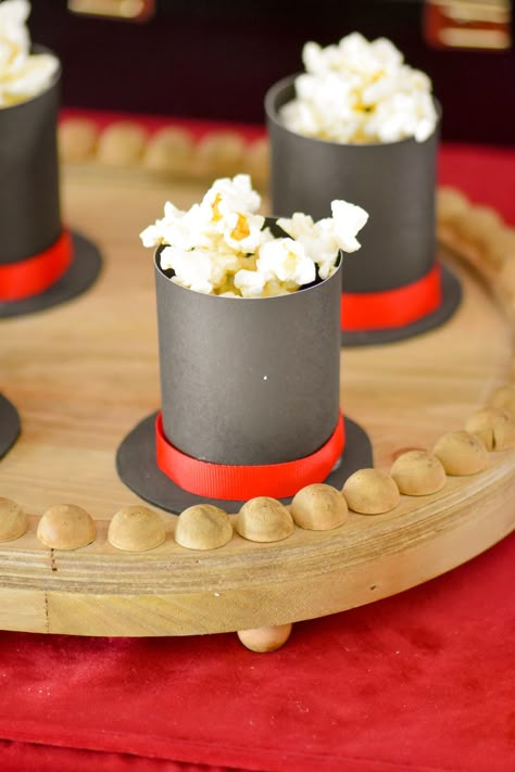 Kara's Party Ideas Magic Hat Popcorn Cup Tutorial | Kara's Party Ideas Magic Party Theme, Magician Birthday Party, Magician Party, Magic Birthday Party, Popcorn Cups, Magic Birthday, Magic Theme, Circus Carnival Party, Circus Theme Party