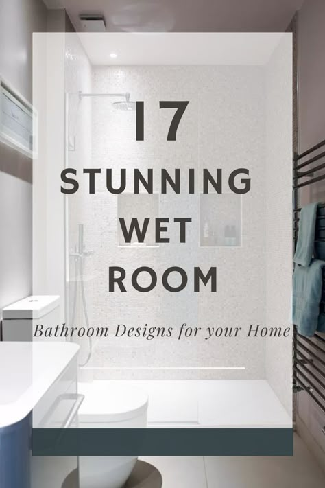 Wet Room Bathroom With Built In Tub, Small Wet Rooms Ideas, Wetroom Design Ideas, No Barrier Showers, Small Shower Wet Room Ideas, Wet Room Bathroom Shower Only, Wet Room For Small Bathroom, Master Wet Room Layout, Wet Room Designs Layout