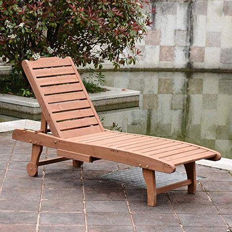 Kursi Outdoor, Lounge Patio, Wooden Lounge Chair, Teak Chaise Lounge, Double Chaise Lounge, Pool Lounge Chairs, Pallet Chair, Pool Life, Patio Pool