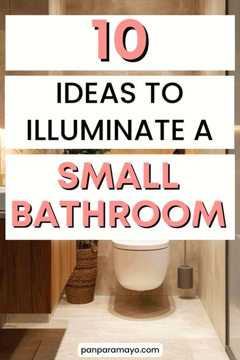 Transform your small bathroom with lighting that maximizes space! Learn about the best vanity lights, sconces, and ceiling fixtures to brighten every corner. Perfect for apartments, these ideas help you find over-mirror and accent lighting options that create a welcoming and open feel, making your bathroom look beautiful and functional without taking up extra room. Lights Bathroom Ideas, Bathroom Pendant Lights Over Vanity, Small Bathroom Lighting Ideas, Bathroom Lighting Ideas Ceiling, Small Apartment Aesthetic, Small Bathroom Lighting, Scandinavian Modern Farmhouse, Bathroom Lighting Inspiration, Small Bathroom Mirrors