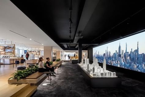 Winner for Showroom/Experience Center, Penn District Experience Center by Architecture + Information. Fine Dining Photography, Residential Lobby, Virtual Reality Art, Outdoor Gathering Space, Sales Center, Space Photography, New York Photography, Studios Architecture, Boundary Walls