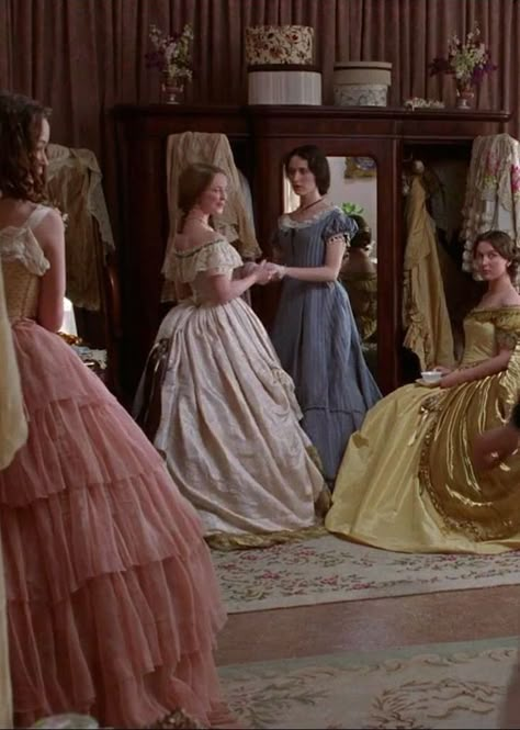 Victorian Era Aesthetic, Little Women 1994, Little Women Aesthetic, Twelve Dancing Princesses, Victoria Reign, Royal Core, Romantic Era, Fancy Costumes, Period Movies