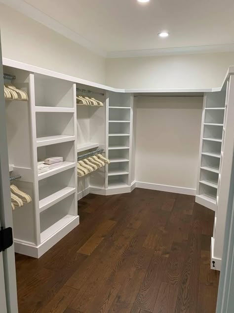 Closet Design Layout With Mirror, Bedroom And Walk In Closet Layout, Master Closet With Secret Room, Walk In Closet Ideas With Shoe Rack, Closet Room Design Layout, Open Walk In Closet In Bedroom, Cedar Walk In Closet, 10x10 Master Closet Layout, Walk In Closet Ideas Farmhouse