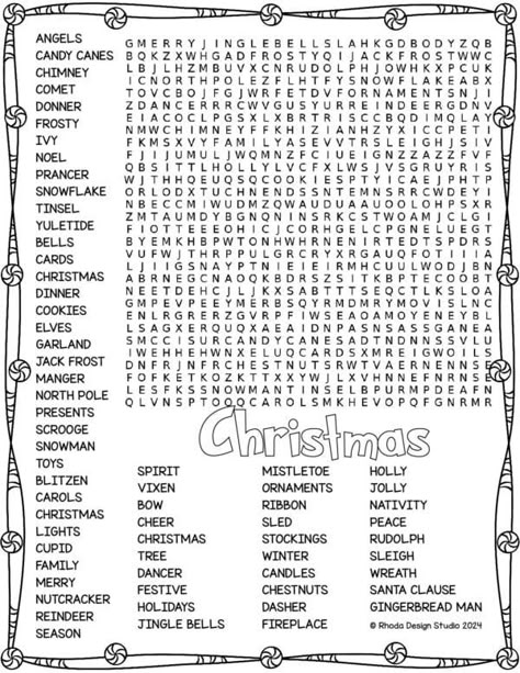 Xmas Word Search, Holiday Word Search Printable, Christmas Word Search For Adults, Christmas Wordsearch Free Printable, Winter Holidays Worksheet, Christmas Word Search Free Printable, Free Christmas Word Search, Esl High School, Christmas Puzzles Printables