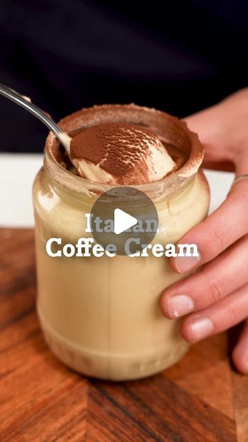 Riverina Fresh on Instagram: "We're making the viral Italian Coffee Cream.

It really is that easy to make..

#riverinafresh #riverinafreshmilk #italiancoffeecream #cremadicaffe #whippedcream #coffeerecipes" Cafe Crema Recipe, Italian Cream Coffee Creamer Recipe, Italian Coffee Cream, Fresh Cream Recipe, Coffee Creams, Protein Ice Cream Recipe, Homemade Coffee Creamer, Coffee Cream, Coffee Dessert