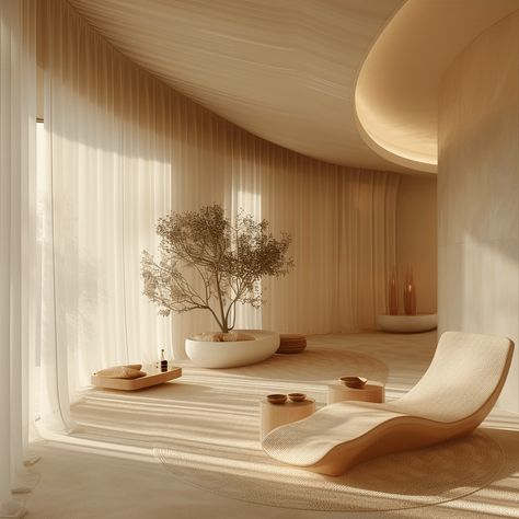 Venesa Massage Therapy Center: Azra Mizb|Futuristic Well Being Center, Relax Space Design, Spa Lounge Design, Spa Lounge Area Waiting Rooms, Well Being Room, Drawing Room Aesthetic, Spa Center Design, Therapy Interior Design, Therapy Room Design