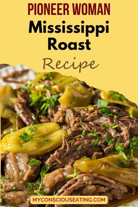 Perfecting the Pioneer Woman's Mississippi roast recipe has been a rewarding journey. It's a dish that exudes the comfort of Southern cooking, with a melt-in-your-mouth texture that makes it a standout meal for any occasion. #TenderRoast #PioneerWomanMississippiRoast #FamilyFavorites Crock Pot Mississippi Pot Roast, Instant Pot Mississippi Pot Roast, Best Pot Roast Recipe, Mississippi Pot Roast Recipe, The Best Pot Roast, Tender Pot Roast, Slow Cooker Mississippi Pot Roast, Mississippi Roast Recipe, Pot Roast Crock Pot Recipes