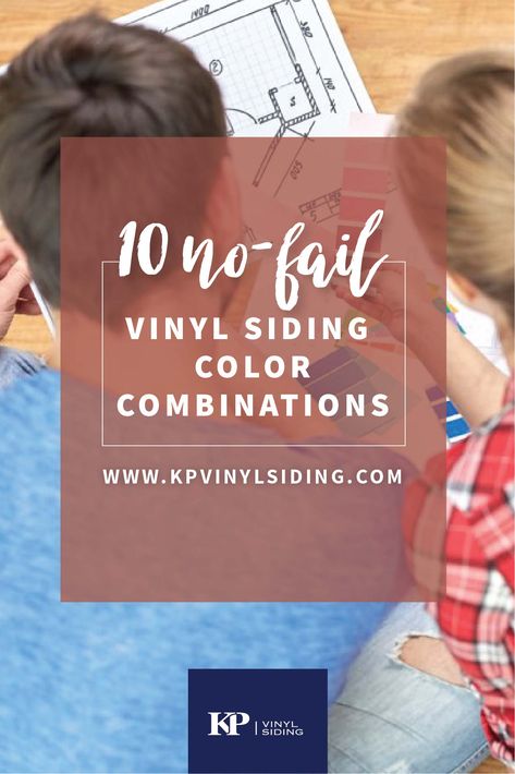 With so many options to choose from, it can be difficult to decide on a color scheme for your exterior. Check out KP's blog for 10 No-Fail Ten Vinyl Siding Color Combinations: Yellow Vinyl Siding Color Schemes, Vinyl Siding Update, House Exterior Colors Schemes Vinyl Siding, Beige Vinyl Siding House Color Schemes, Vynil Siding Colors For Houses, Certainteed Vinyl Siding Color Schemes, Vinyl Siding Colors 2023, Tan Vinyl Siding House Color Schemes, Siding Colors For Houses Vinyl