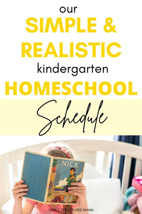 Homeschooling kindergarten? Need ideas for a daily schedule? Check out our simple and realistic kindergarten homeschool schedule and get some ideas! Pre K Homeschool Schedule, Kindergarten Homeschool Ideas, Homeschool Kindergarten Schedule, Homeschool Schedule Preschool, Home School Kindergarten, Kindergarten Homeschool Schedule, Homeschool Daily Schedule, Kindergarten Schedule, Homeschooling Kindergarten