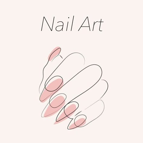 Nail Logos Ideas, Nails Logo, Salon Logo Design, Nail Salon Decor, Nail Business, Nail Salon Design, Nail Drawing, Nail Art Studio, Nail Logo