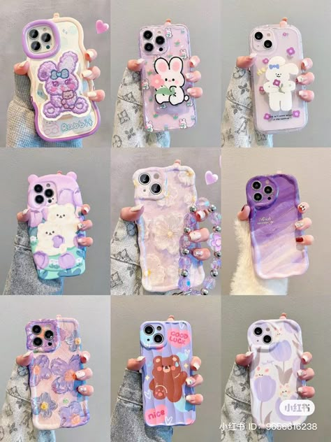 Case Hp Cute, Casing Hp Aesthetic, Fluffy Phone Cases, Korean Phone Cases, Hp Iphone, Kawaii Iphone Case, Paper Doll Printable Templates, Capas Samsung, Cute Ipad Cases