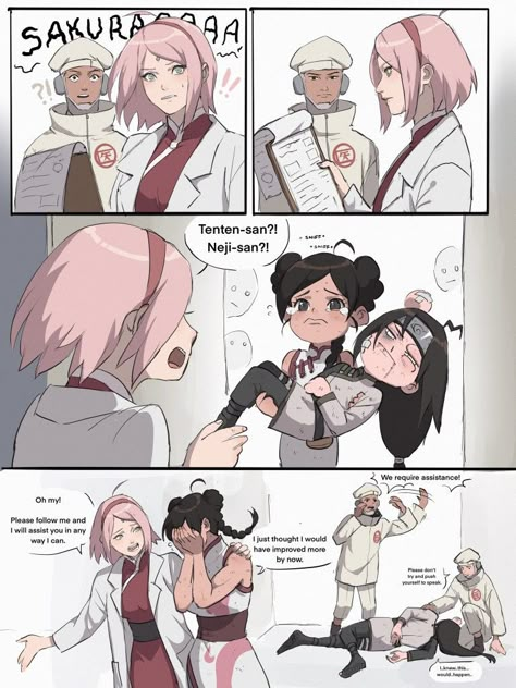 Neji X Tenten, Itachi And Izumi, Neji And Tenten, Funny Naruto Memes, Naruto Fanart, Naruko Uzumaki, Naruto Ships, Naruto Fan Art, Naruto Comic