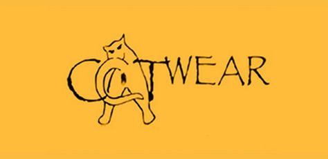 Bad Design: logo for Catwear – clothing for independent women Hanger Logo Design Clothing, Logo Fails, Bad Logo Design, Bad Graphic Design, Girly Logo Design, Design Clothing Brand, Logo Design Clothing, Wordmark Logos, Bad Logos