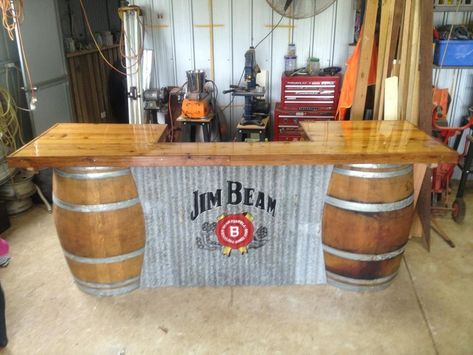 Barrel Bar Ideas, Tonneau Bar, Whiskey Barrel Bar, Wine Barrel Bar, Wooden Barrels, Wine Barrel Furniture, Barrel Decor, Barrel Bar, Barrel Furniture