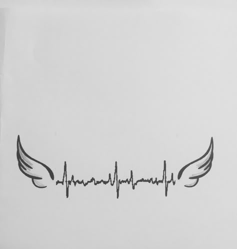 Heartbeat tattoo - need to add Ethan's name and use his last heartbeat Organ Donor Tattoo, Heartbeat Tattoo Memorial, Heartbeat Tattoos, Lifeline Tattoos, Tato Nama, Ekg Tattoo, Tato Flash, 10 Tattoo, Tattoo Pics