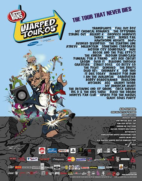 WARPED TOUR 2005 This tour changed my life Warped Tour 2005, Hawthorne Heights, Senses Fail, Save Rock And Roll, Hardcore Music, Vans Warped Tour, Starting Line, Warped Tour, Punk Emo