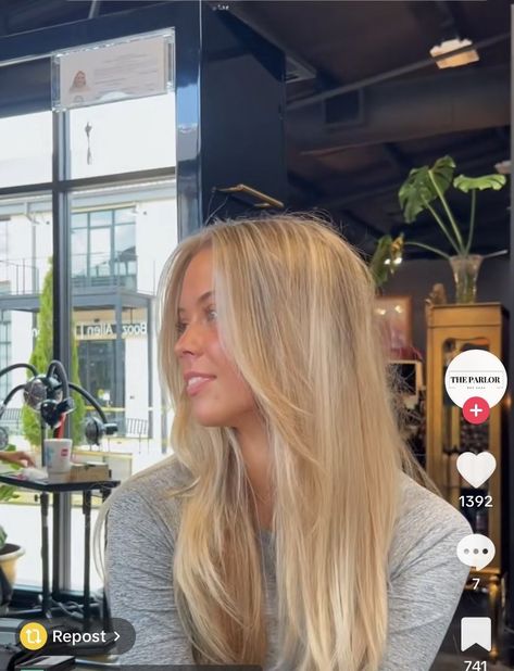 #BlondeHairGoals #BlondeTransformation #HairMakeover #BlondeBeauty #BlondeAmbition #HairInspo #BlondeBombshell #BlondeJourney #NewHairWhoDis #BlondeVibes #HairTransformation #BlondeLife #BlondeHighlights #BlondeObsessed #BlondeMagic Hair Inspo Color Honey Blonde, Medium Length Blonde With Layers, Honey Blonde Balayage On Blonde Hair, Honey Blonde Summer Hair, Blonde Hair Full Head Highlights, Haircut Long Blonde Hair, Long Blonde Hair With Layers Highlights, Honey Bright Blonde Hair, Blonde Summer Hair 2020