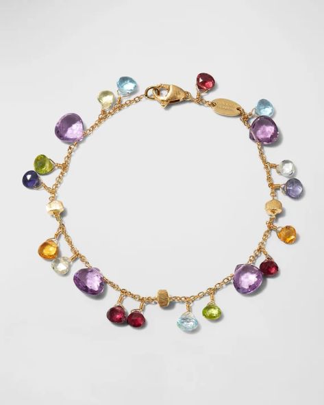 PBUUC Marco Bicego 18K Yellow Gold Single-Strand Amethyst Paradise Bracelet Marco Bicego Bracelet, Marco Bicego Jewelry, 18k Gold Bangle, Designer Bracelets, Twisted Bracelet, Platinum Rose Gold, Marco Bicego, Freshwater Pearl Bracelet, The Paradise