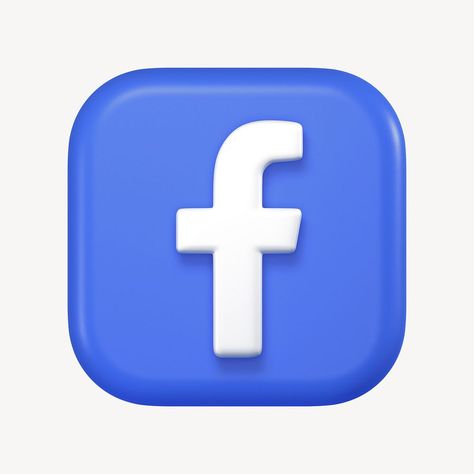 Facebook icon for social media in 3D design. 25 MAY 2022 - BANGKOK, THAILAND | free image by rawpixel.com / Sakarin Sukmanatham Logo Wats App, Logo Design Youtube, Mtn Logo, Youtube Logo Design, Youtube Channel Branding, Queen Wallpaper Crown, Youtube Header, Facebook And Instagram Logo, Best Fb Profile Pic