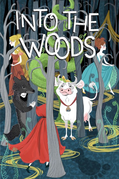 Into The Woods Musical, Musical Theatre Posters, Theatre Illustration, Musical Wallpaper, Theatre Pictures, Theatre Posters, Trendy Music, Musical Theatre Broadway, Broadway Plays