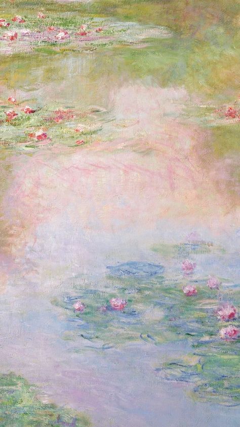 Monet Art, Cocoppa Wallpaper, Background Ideas, Cat Air, A Pond, Dreamy Art, Cute Wallpaper Backgrounds, Water Lilies, Claude Monet