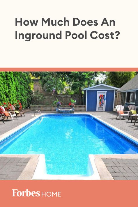 Pool Sizes Inground, Cheap Inground Pool, Inground Pool Pricing, Inground Pool Cost, Swimming Pool Cost, Small Inground Pool, Inground Pool Designs, Small Backyard Design Layout, Pool Cost