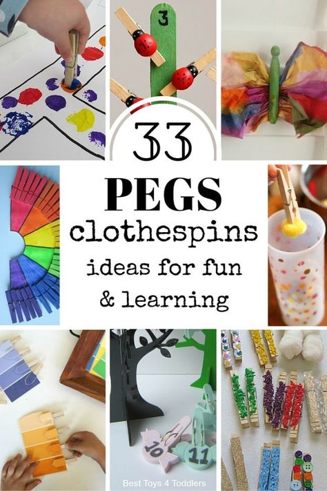 33 Ideas for Playful Learning with Pegs Peg Activities Preschool, Peg Activities For Toddlers, Straw Activities For Kids, Straw Activities, Box Activities, Stem Art, Invitations To Play, Fine Motor Practice, Playful Learning