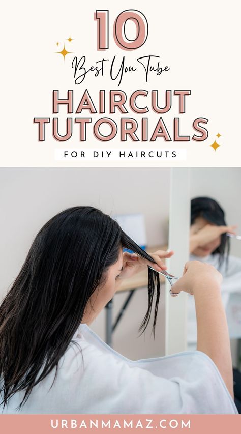 Haircut Diy Step By Step, Diy Inverted Bob Haircut At Home, Diy Haircut Short Hair, Diy Straight Haircut, Diy Medium Length Haircut At Home, Easy Diy Haircut For Women, Do It Yourself Haircut, At Home Haircuts For Women Diy, Home Haircut For Women