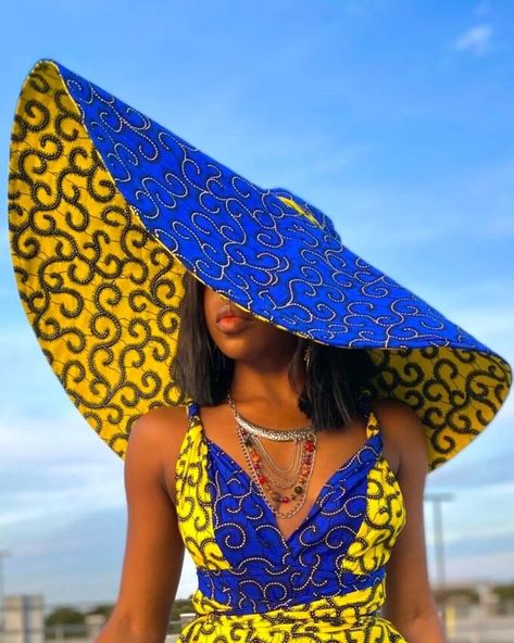 Oversized Sun Hat, Big Floppy Hat, Carnival Bra, Beach Hats For Women, Wide Hat, Kente Print, African Hats, Oversized Hat, Beach Hats