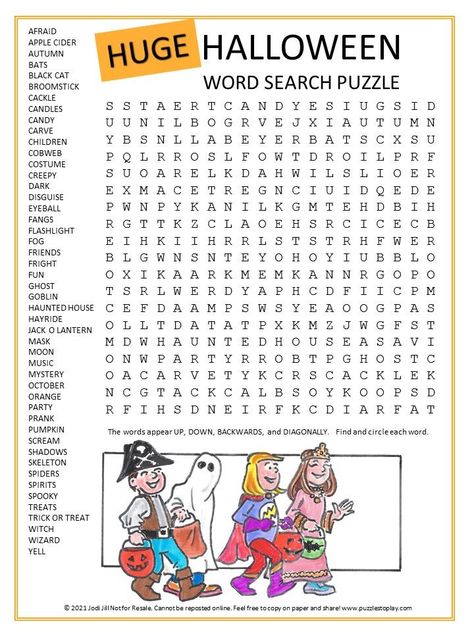 Halloween Word Search For Adults, Free Halloween Word Search Printables, Word Search Halloween, October Word Search, Halloween Word Search Free Printable, Halloween Activities Adults, Halloween Word Search For Kids, Halloween Word Search Printables, Word Search For Adults