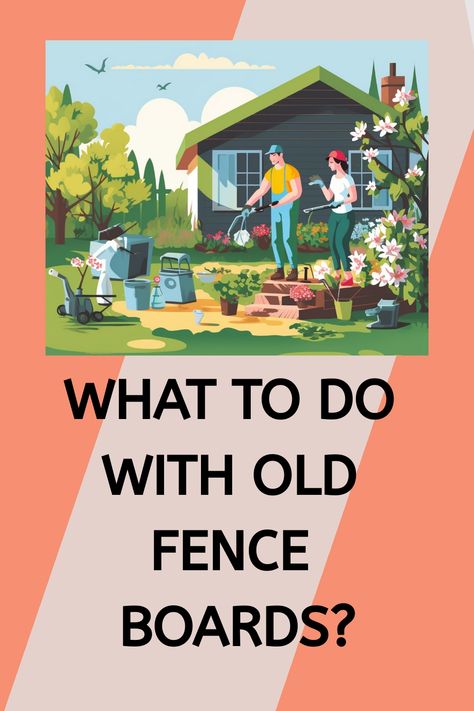 Old fence boards can be a nuisance to homeowners who are looking to replace their existing fence. However, instead of throwing them away, there are several ways to repurpose them and give them a new… Repurpose Fence Pickets, Recycled Fence Pickets, Repurpose Fence Panels, Repurpose Fence Boards, Upcycle Fence Boards, Old Fence Board Projects, Repurposed Fence Panels, Fence Board Crafts, Upcycled Fence