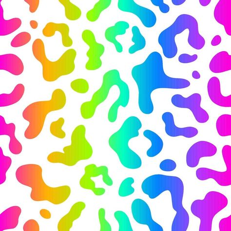 Square Rainbow leopard seamless pattern. Rainbow spots on a white background. Vector animal pattern Cheetah Print Background, Leopard Print Wallpaper, Rainbow Leopard Print, Pattern Rainbow, Animal Print Wallpaper, Rainbow Leopard, Leopards, Animal Pattern, Cheetah Print