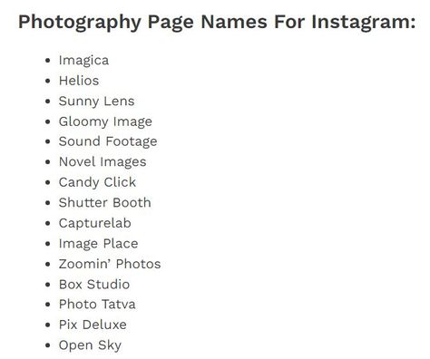 Photography Page Names For Instagram Ig Username Ideas For Photography, Editing Page Name Ideas, Photography Instagram Page Idea, Instagram Id Name For Art Page, Names For Pages On Instagram, Aesthetic Name For Art Page On Instagram, Quotes Page Name Ideas, Username For Photography Page, Photography Ig Name Ideas