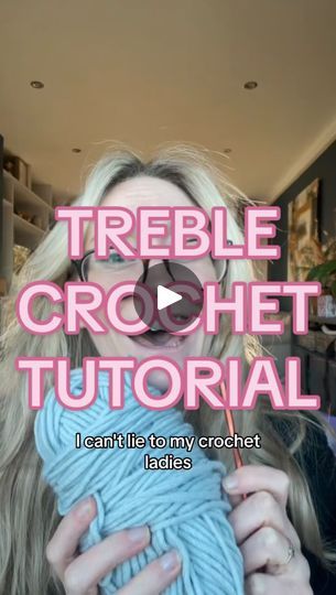 128K views · 9.9K reactions | Treble or “triple” crochet can be a good challenge for a beginner crocheter, it’s a fun stitch to try, and with my tutorial, you’ll perfect it in no time! 🤩

❤️ FAVOURITE ❤️ this tutorial to watch it again when you need it 🙌

#crochet #crocheting #crochetersofinstagram #crocheting #crochetlover #crochetaddiction #crochettips #crochettutorial #crochetpattern #amigurumis #amigurmiscrochet #amigurumis #crochetaddict #crochethack #crochetinspiration #crochetinspo #crochetlove #yarn #yarnlove #amigurumiaddict | Gracefully Made | gracefully.made.uk · Original audio Treble Crochet Stitch Tutorials, Triple Crochet Stitch Tutorial, Crochet Treble Stitch, How To Treble Crochet, Triple Crochet Stitch, Triple Crochet, Treble Crochet, Crochet Hack, Crochet Afgans