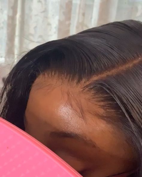 Closure Wig No Baby Hairs, Low Hairline Frontal, 6x6 Closure Wig Hairstyles, Soft Baby Hairs On Wig, No Baby Hair Wig Install, No Baby Hair Wig, Low Hairline, Soft Baby Hairs, 6x6 Closure Wig