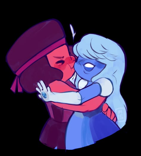 baes Ruby X Sapphire, Sapphire Steven Universe, Garnet Steven Universe, Steven Universe Ships, Ruby And Sapphire, Steven Universe Funny, Steven Universe Characters, Steven Universe Gem, Large Art Prints