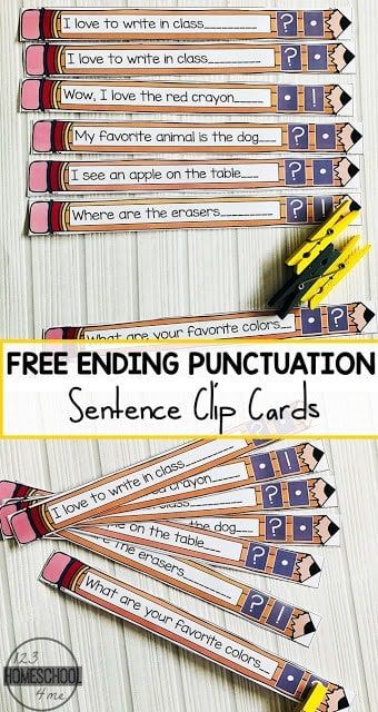 2nd Grade Centers, Punctuation Activities, 123 Homeschool 4 Me, Punctuation Worksheets, Sentence Activities, 2nd Grade Writing, 1st Grade Writing, First Grade Writing, 2nd Grade Ela