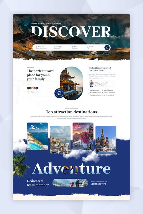 A3trip - Tours & Travels WordPress Theme Tourism Website Design, Travel Agency Design, Tour Website, Website Themes Wordpress, Travel Agency Website, Holiday Booking, Booking Website, Website Images, Tourism Website