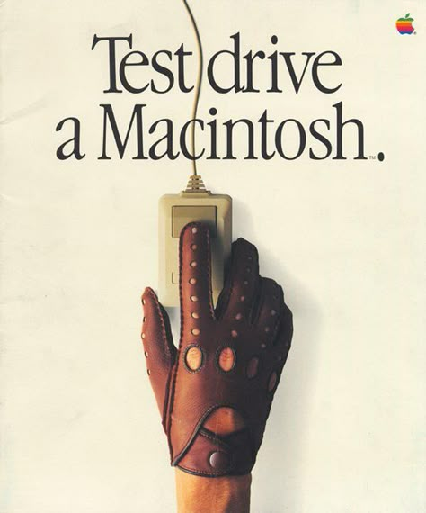 We still dig the old ads! Macintosh (1984) Apple Advert, Apple Advertising, 80s Ads, Apple Macintosh, New Retro Wave, Publicidad Creativa, Keramik Design, Vintage Apple, Retro Advertising