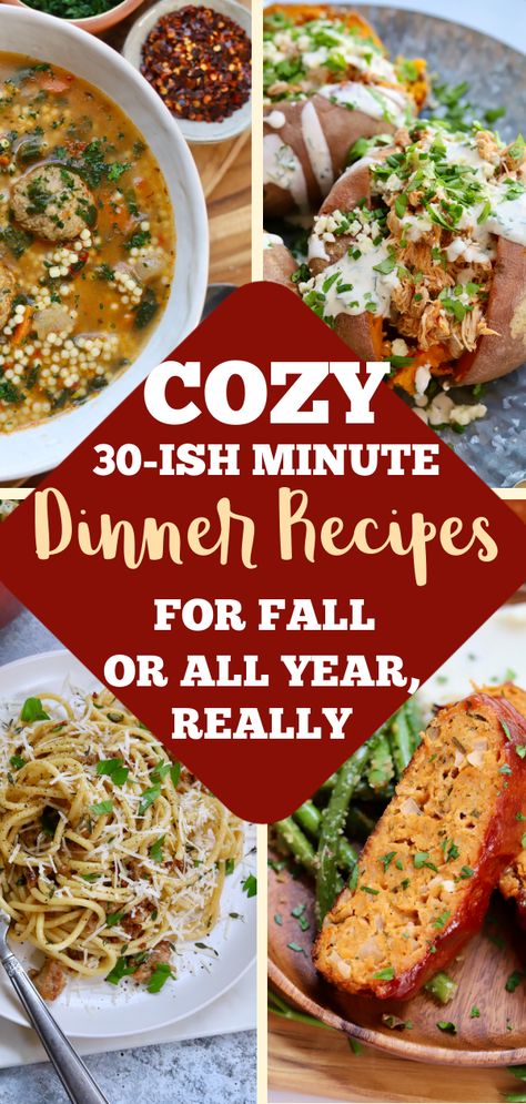 Cozy Dinner Ideas For Fall (or all year long, really) - Slice of Jess Dinner Ideas For Fall, Quick Fall Dinner, Peruvian Chicken Recipe, Cozy Dinner Ideas, Dutch Oven Pot Roast, Oven Pot Roast, Cheeseburger Meatloaf, Chicken Meatloaf, Mini Chicken Pot Pies