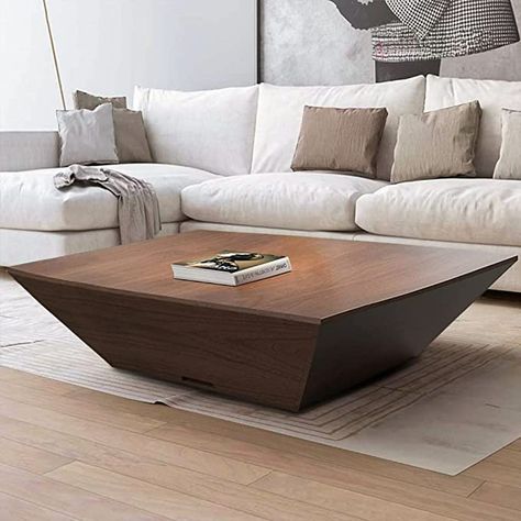 Square Coffee Tables Living Room, Coffee Table Minimalist, Wood Coffee Table With Storage, Modern Square Coffee Table, Center Table Living Room, Table Minimalist, Drum Coffee Table, Coffee Table With Drawers, Coffee Table Ideas