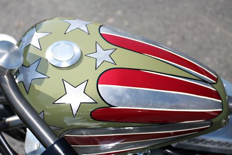 Award Winning Military Bobber | We have received a lot of re… | Flickr Motorcycle Bobber, Trench Warfare, Custom Motorcycles Bobber, Job Inspiration, Motorcycle Photography, Automotive Artwork, Motorcycle Painting, Chopper Motorcycle, Raffle Ticket